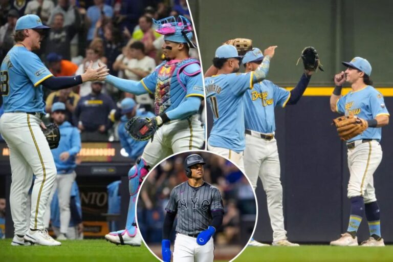Brewers first team to clinch playoff berth thanks to Mets' eighth straight loss