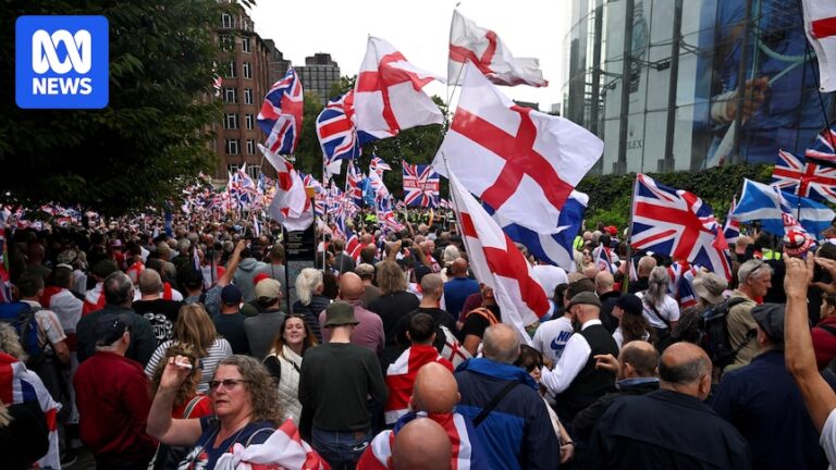 London anti-immigration protesters scuffle with police, who promise 'many more' arrests